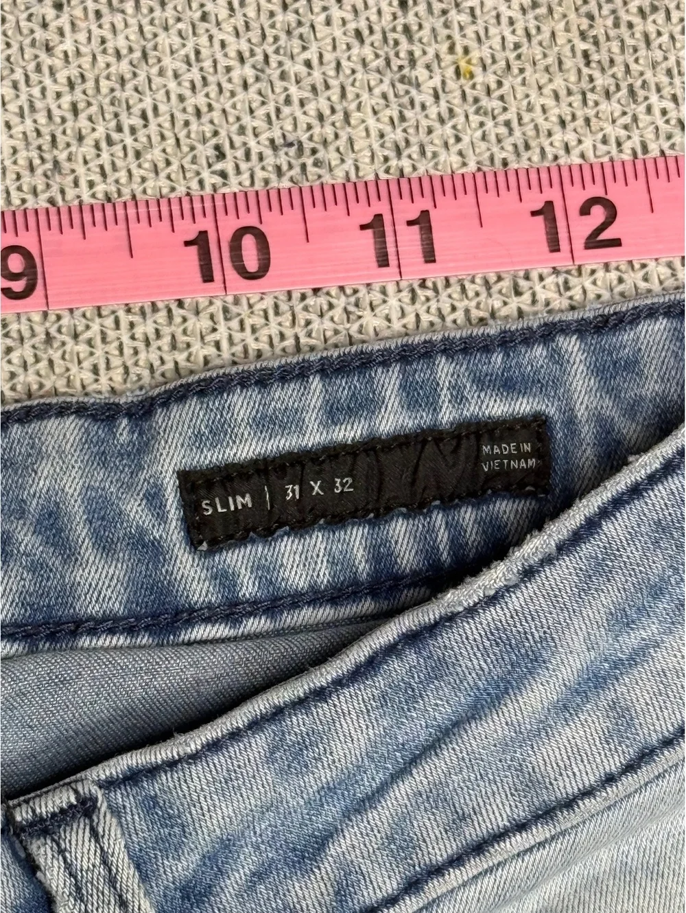 PacSun Men's Slim Fit Active Stretch Jeans 31x32 Light Wash